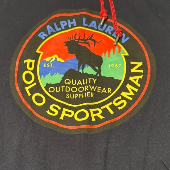 Ralph Lauren’s Blue Sportsman Preppy Hoodie Sz S - Picture 5 of 8